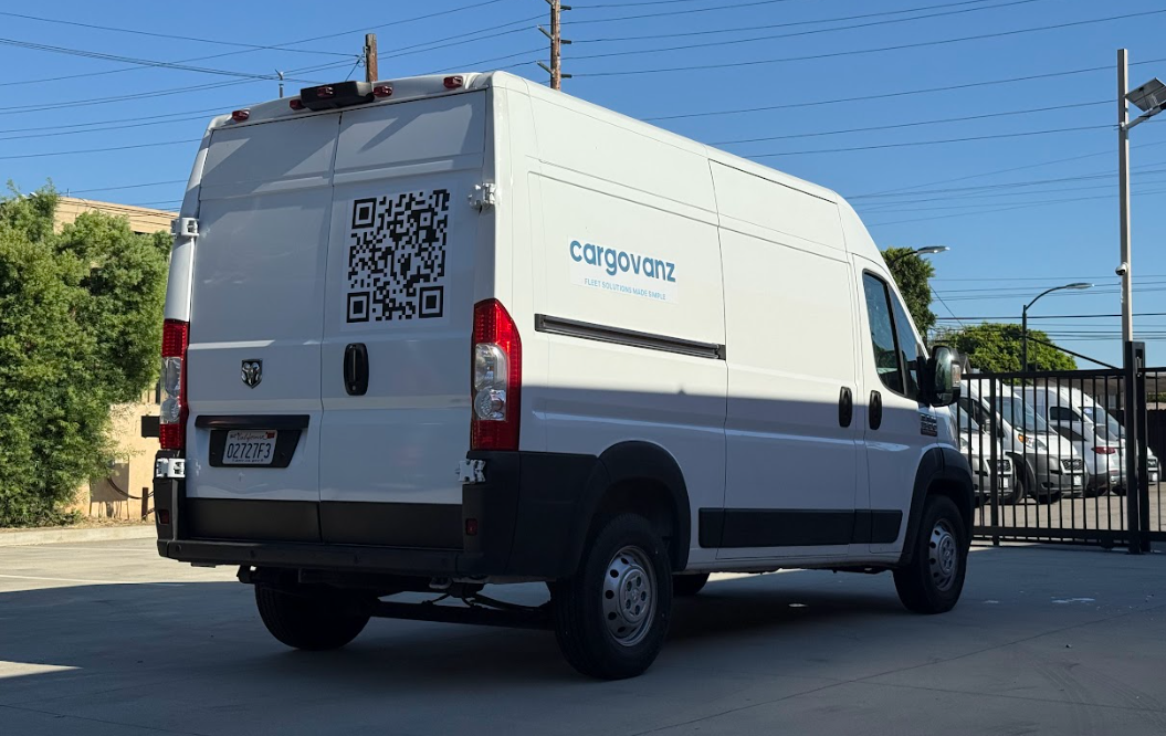 CargoVanz branded RAM ProMaster cargo van